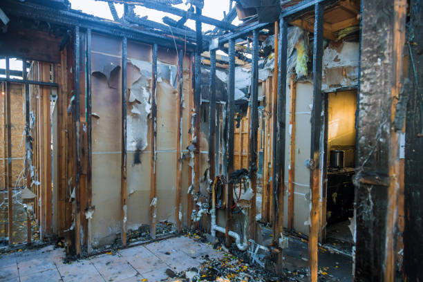 Professional Fire Damage Restoration technician working in Altoona, PA
